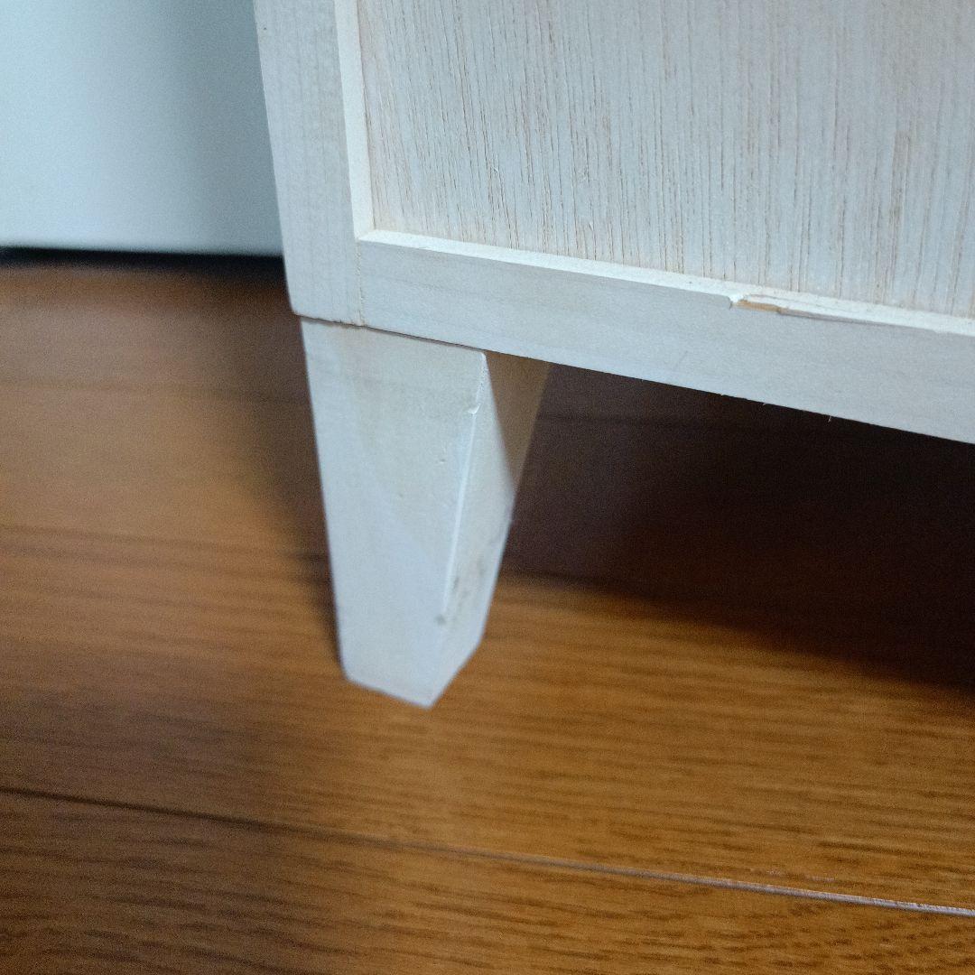 レトロ 6段チェスト キャビネット 北欧 ナチュラル モダン 白 アンティーク風