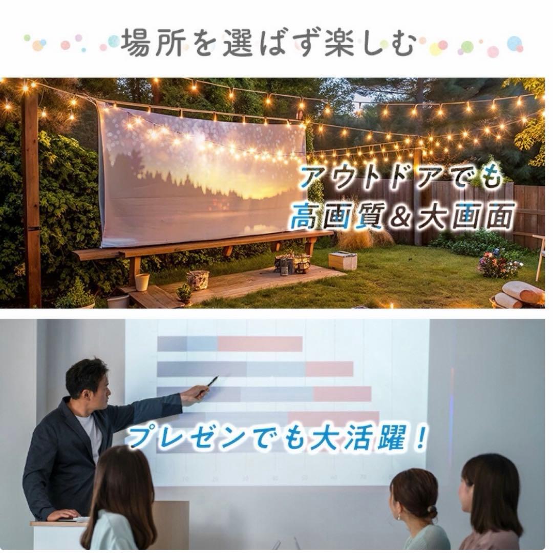 【すぐ観れるセット】ベッドルームプロジェクター