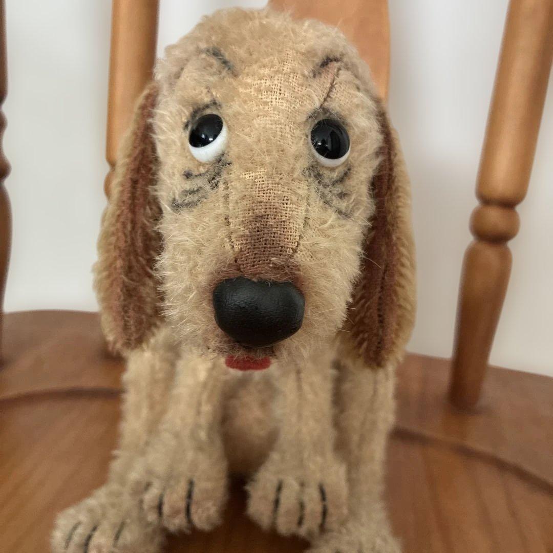 国内作家　ケイタベア　いぬのぬいぐるみ　帽子付き　アンティーク　一点物