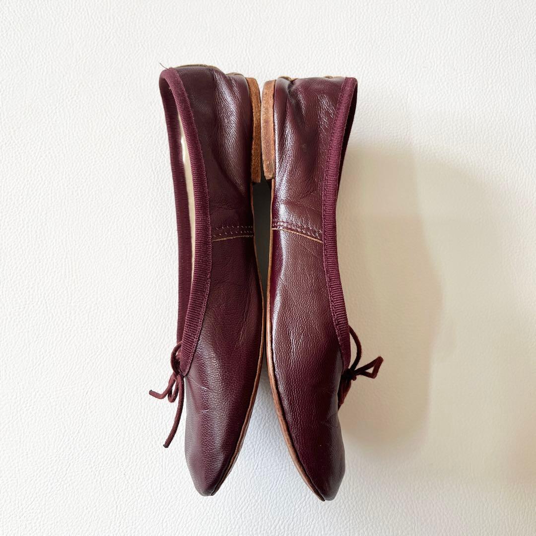 ▼ポルセリ×A.P.C アーペーセー【36】フラット バレエシューズ パンプス