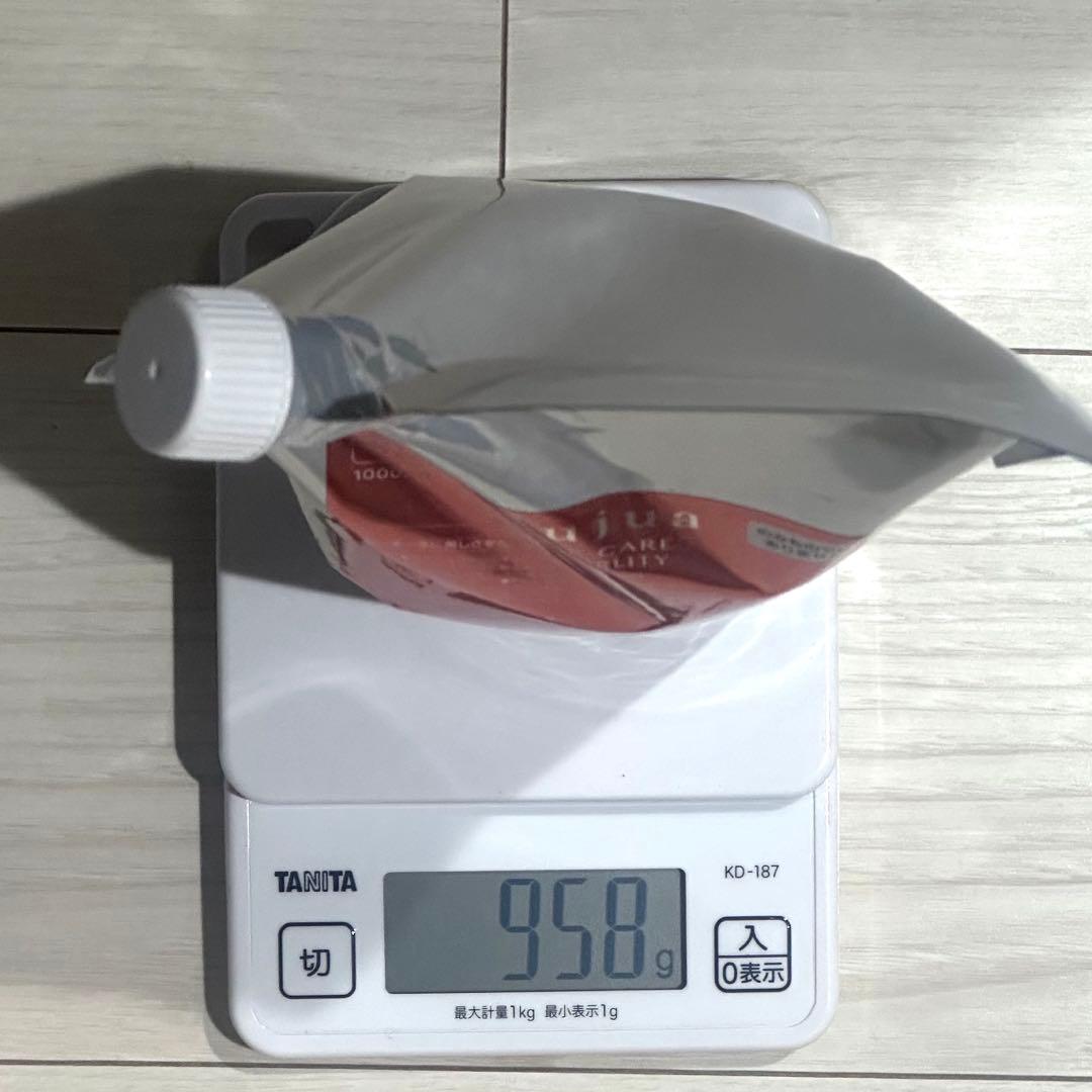 オージュア　リペアリティ　シャンプー　1kg詰め替えパウチ　残量958g