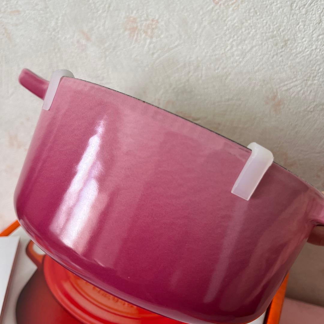 ルクルーゼ シグニチャーココットロンド18 ブーケピンク