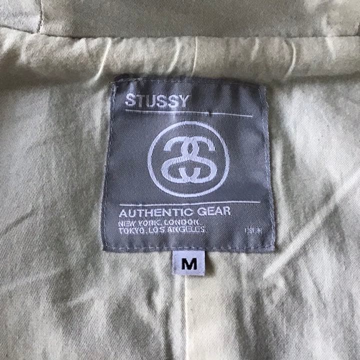 STUSSY ステューシー　ウールコート　モッズ　マウンテン　M 刺繍　M-65