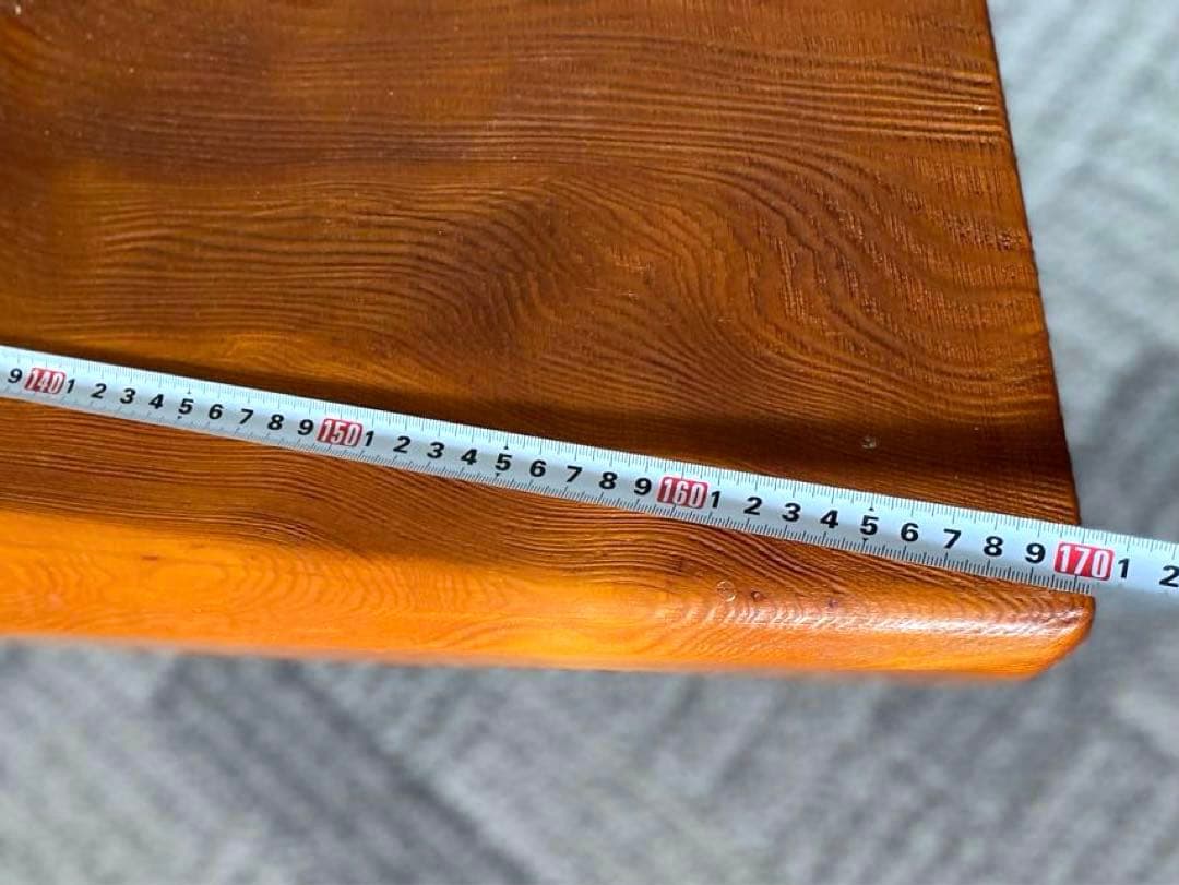 秋田杉 1枚板 座卓 テーブル ちゃぶ台　和室　天然木 ビンテージ　希少