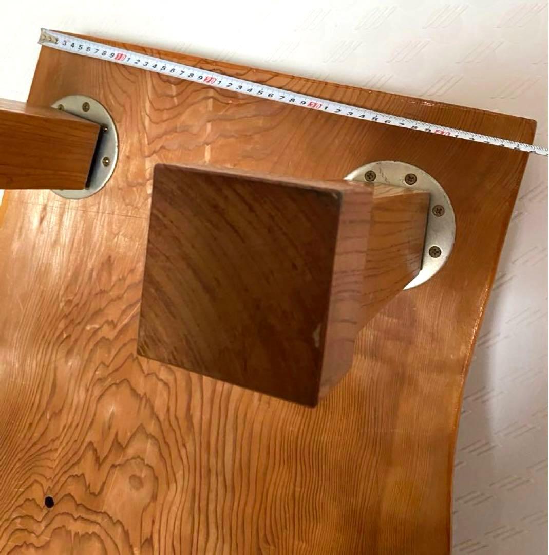 秋田杉 1枚板 座卓 テーブル ちゃぶ台　和室　天然木 ビンテージ　希少