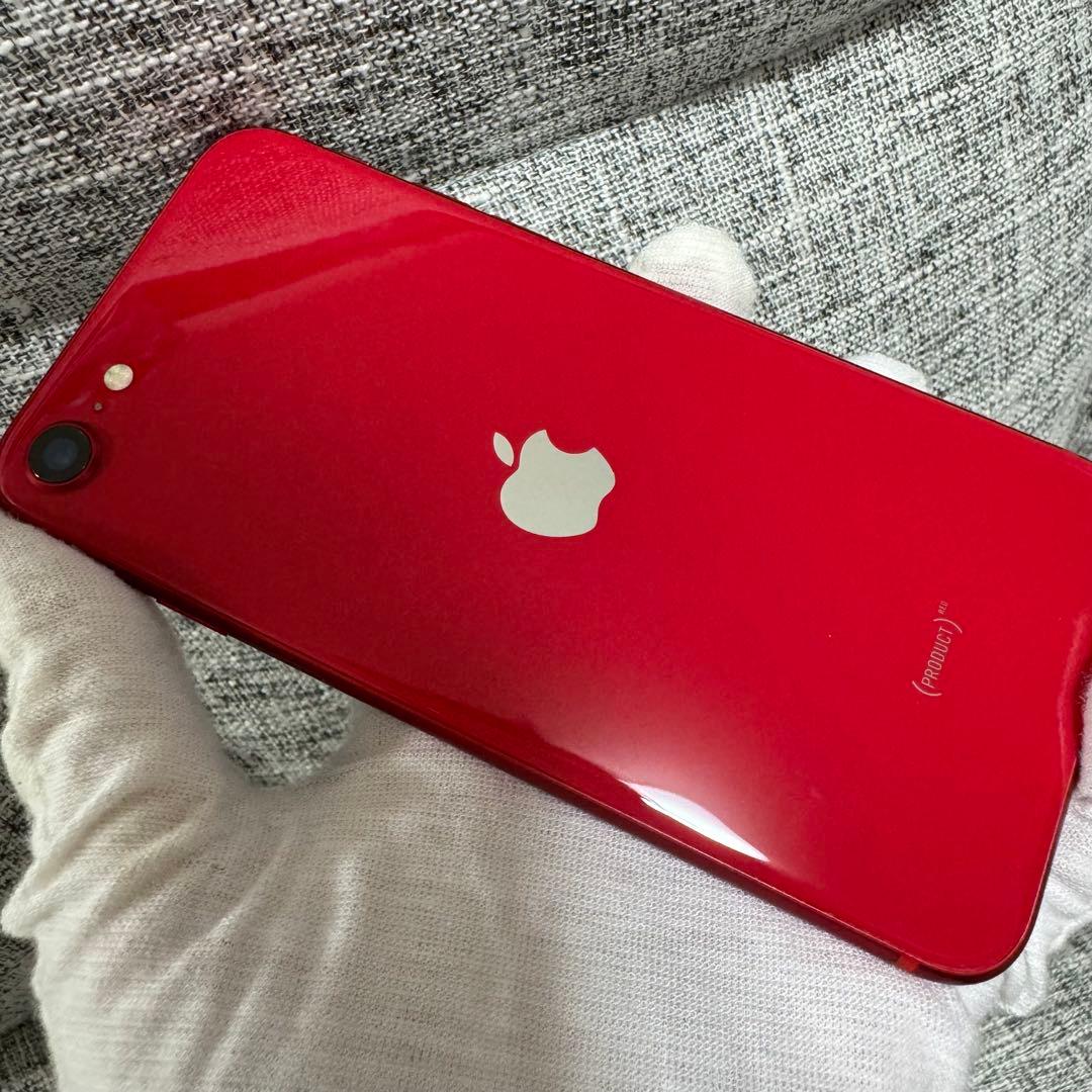 (美品)iPhone SE2 レッド 128GB 本体 ケース付き