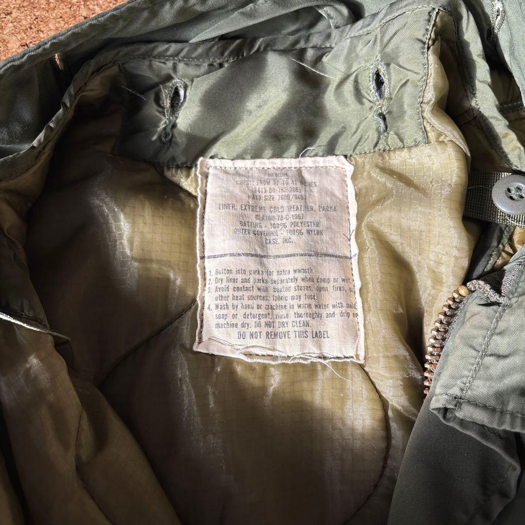 N*】様 US ARMY M-65 フィッシュテール　実物 medium reg