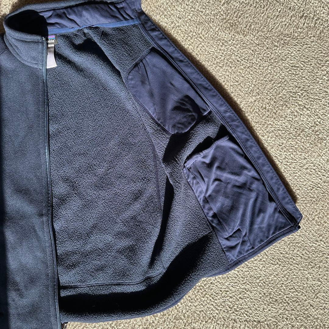 【極美品】patagonia フリースベスト ネイビー M