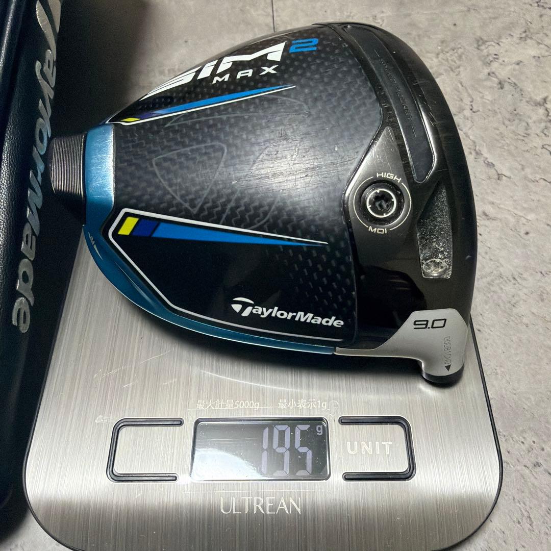 テーラーメイド SIM2MAXドライバー　ヘッドのみ　9.0°