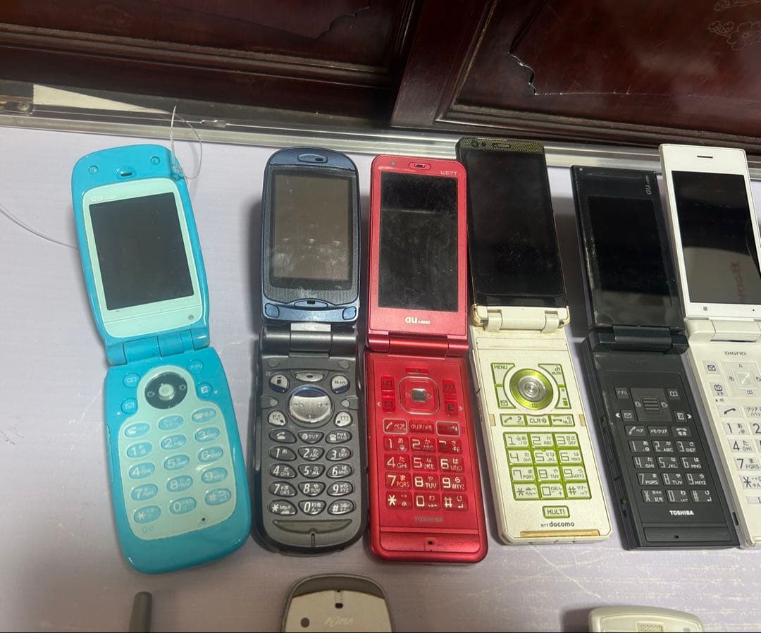 計１９個/携帯電話ガラケー類
