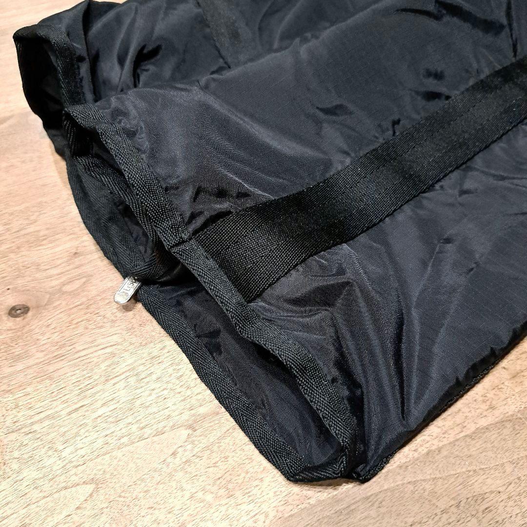 美品　レスポートサック　ボストンバッグ　黒　大容量　ポーチ付き