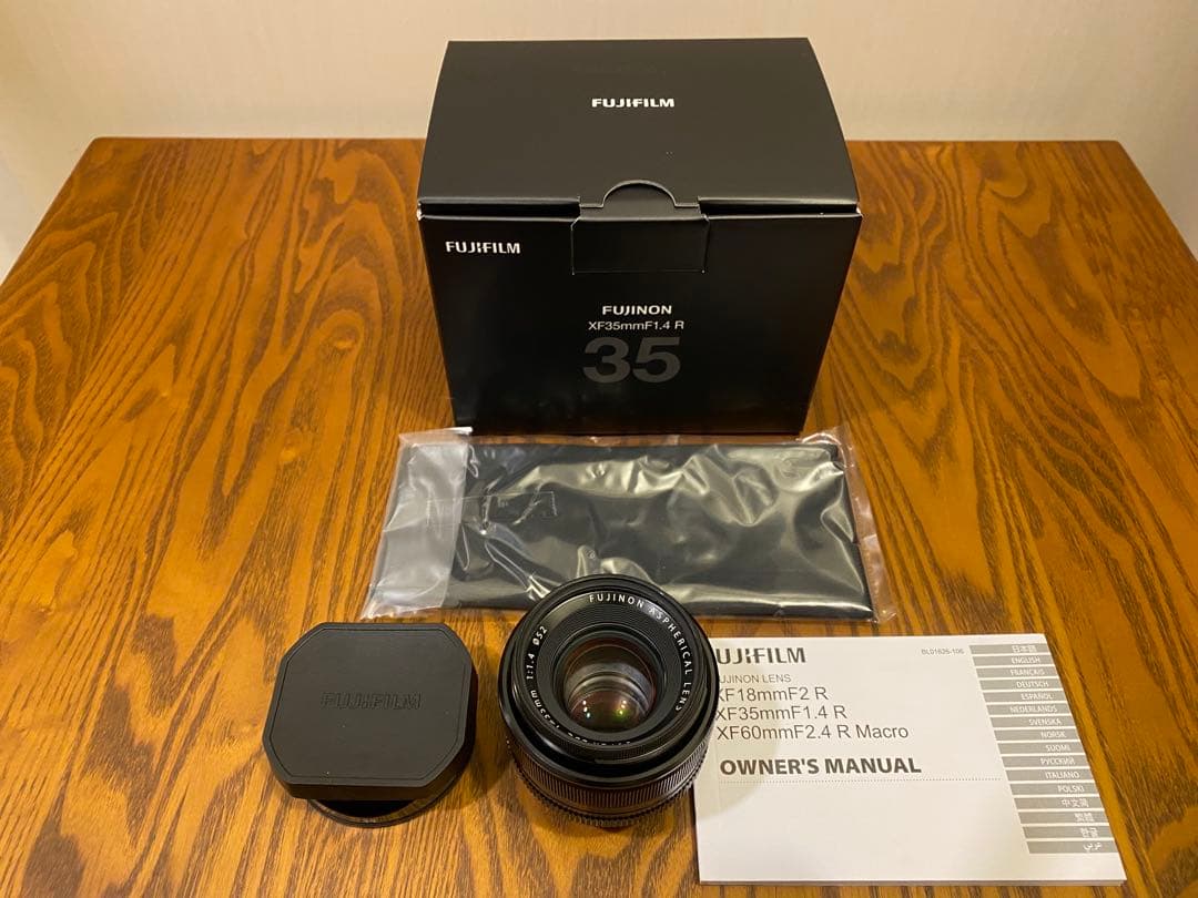 新品同様品　FUJIFILM XF35mmF1.4 R