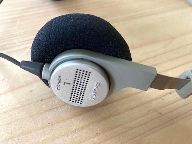 超希少品 高音質 整備済完全動作品 TPS-L2用ヘッドホン MDR-3L2 ★