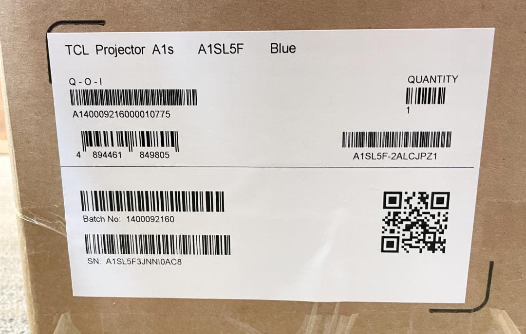 ☆未開封、未使用品☆TCL A1s A1SL5F プロジェクター