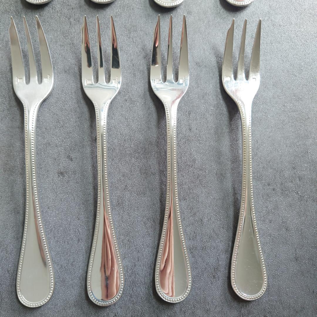 格安 クリストフル パール ケーキフォーク 12点