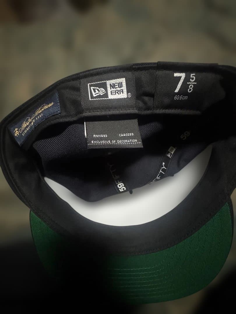 7 5/8 NEWERA BrooksBrothers 59FIFTY　送料込