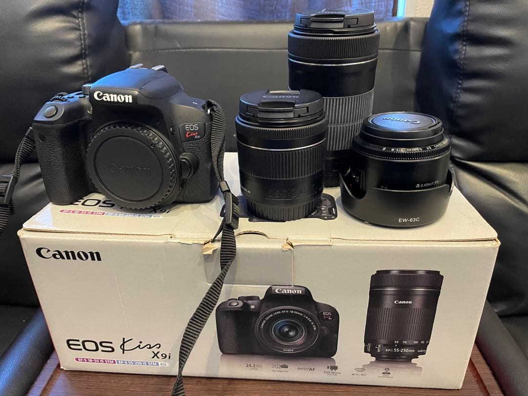 Canon EOS Kiss X9i レンズ2本セット＋単焦点50m f1.8