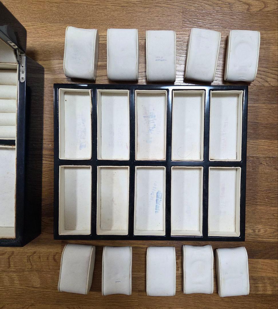 木製ウォッチ＆ジュエリー収納ボックス