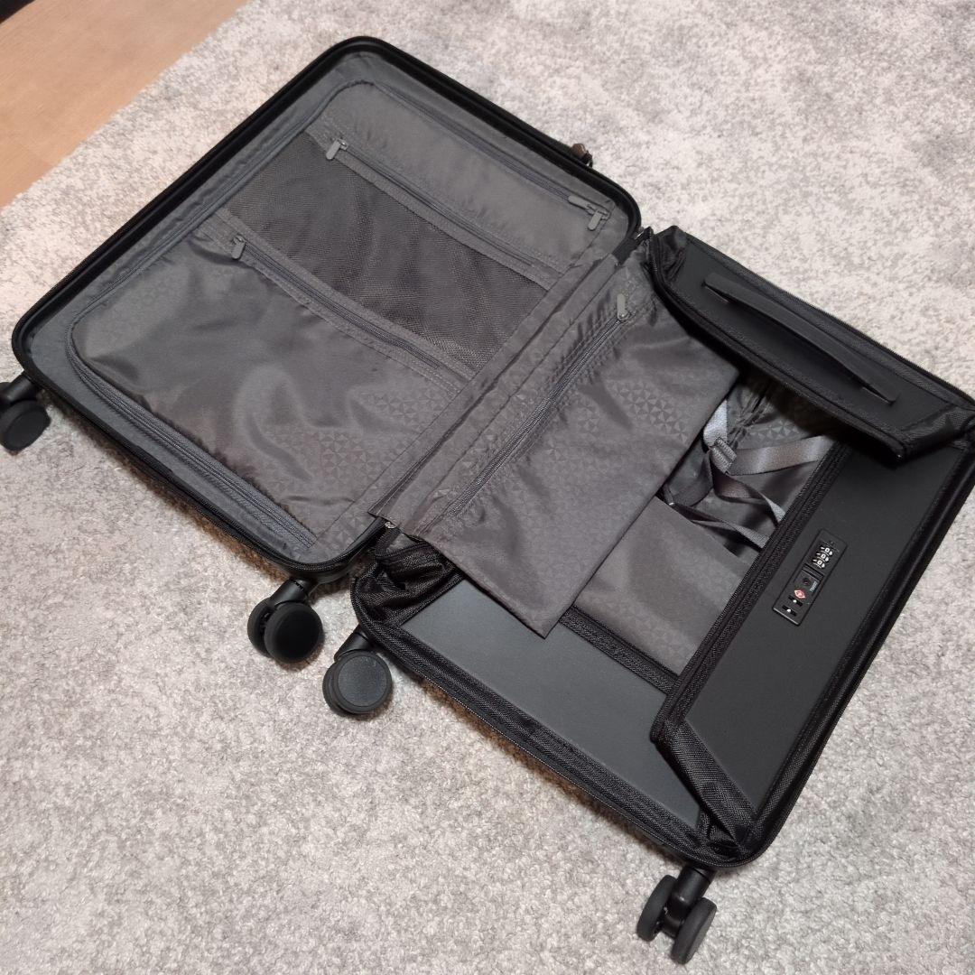 【美品】ブラック　キャリーケース　折りたたみ　機内持ち込み可