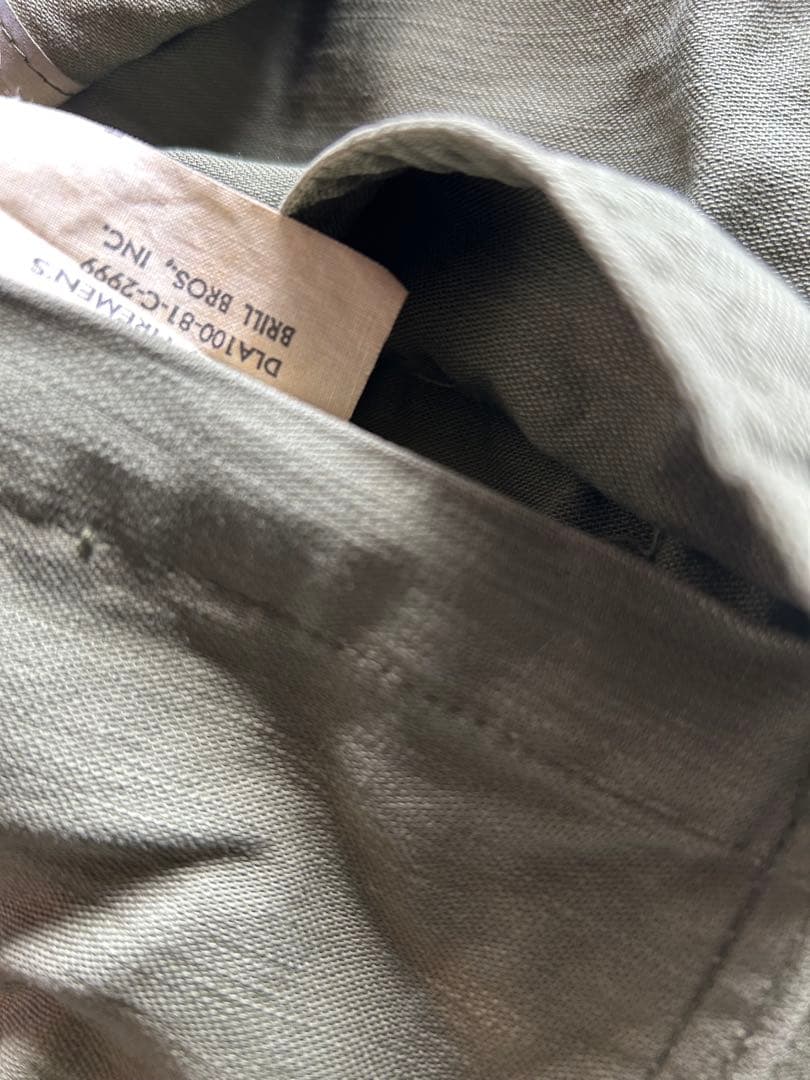 アメリカ軍　ファイヤーマンコート　ヴィンテージ