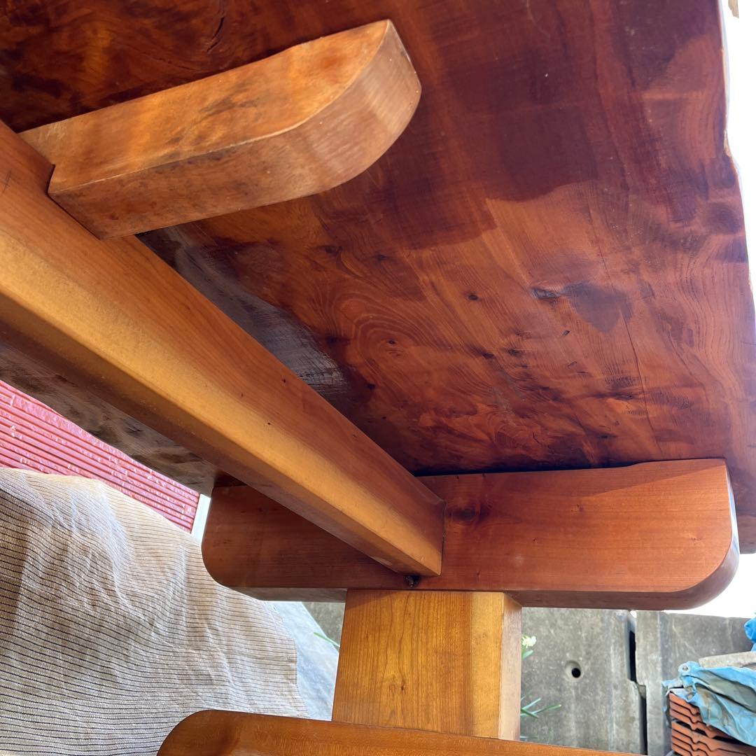 ダイニング長テーブル 一枚板