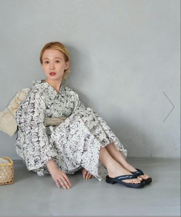 画像の兵児帯２本+お任せ紺系か白系帯締めつき◆和歌山染め日本生地◆シック浴衣