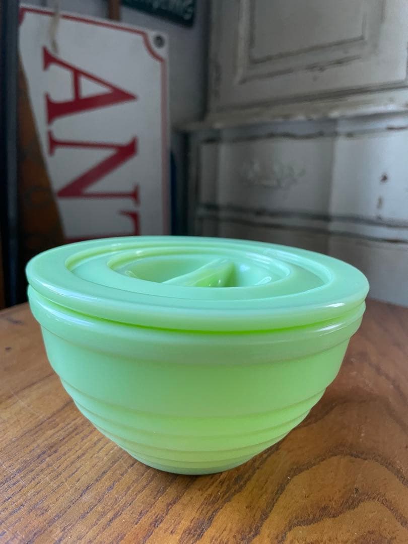 アンティーク Jeannette ジャネット社　ジェダイ ドリッピングス　ジャー