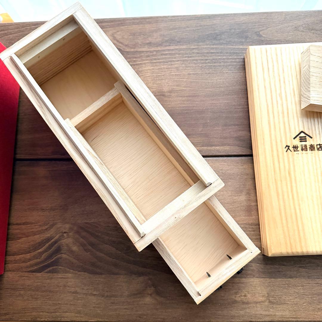 【久世福商店】 かつお節削り器 鰹節 木製 新品 箱