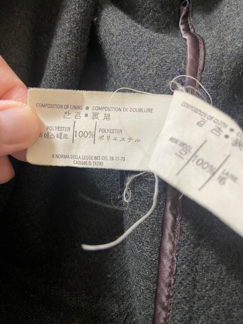 グローバーオール ダッフルコート ヘリンボーン