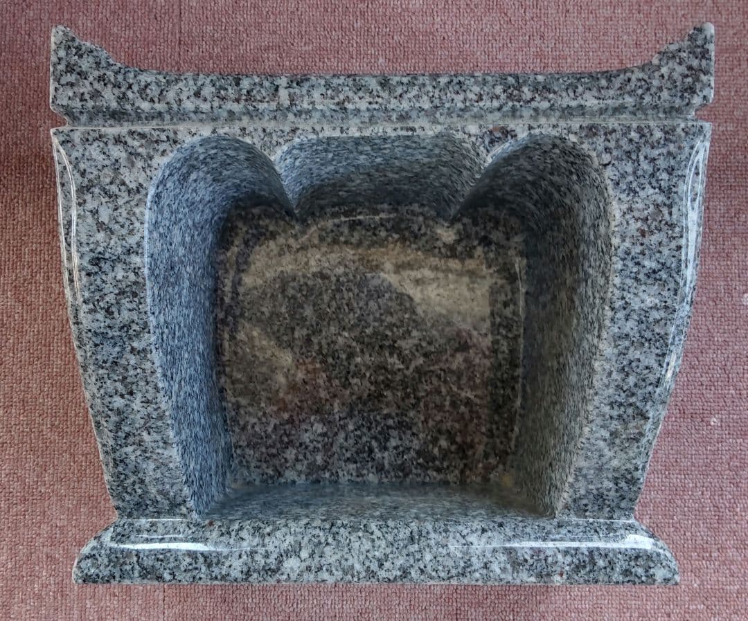 八寸墓石用 佐賀県唐津市 天山石材産出 最高級御影石 天山石 香炉