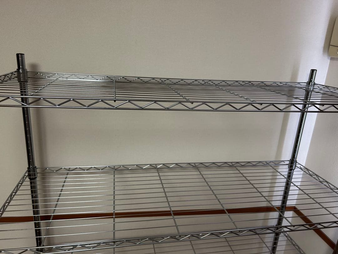 【美品】スチールラック キャスター付き NE25-12185
