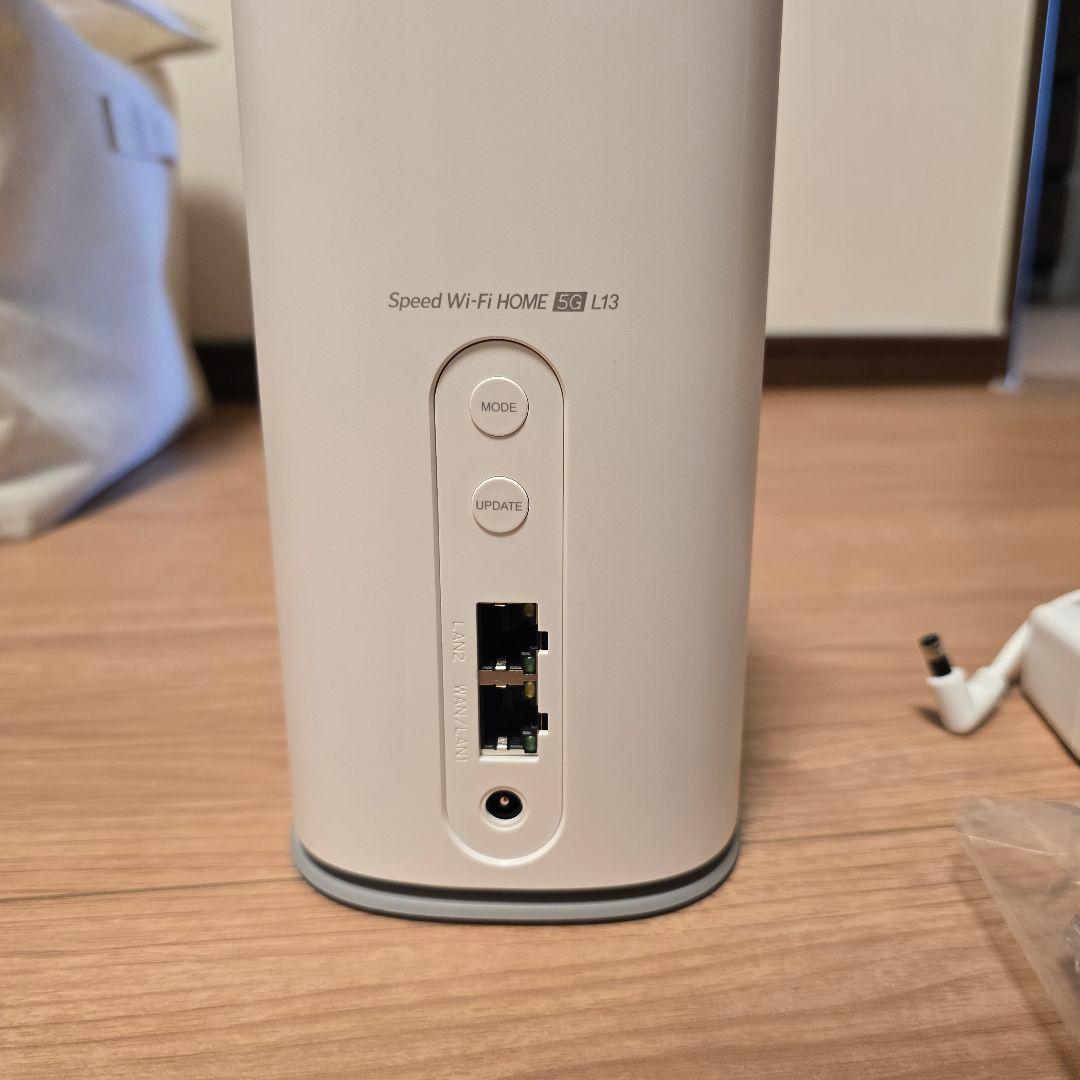 Speed WiFi  5G L13 ホワイト ZTR02　超美品