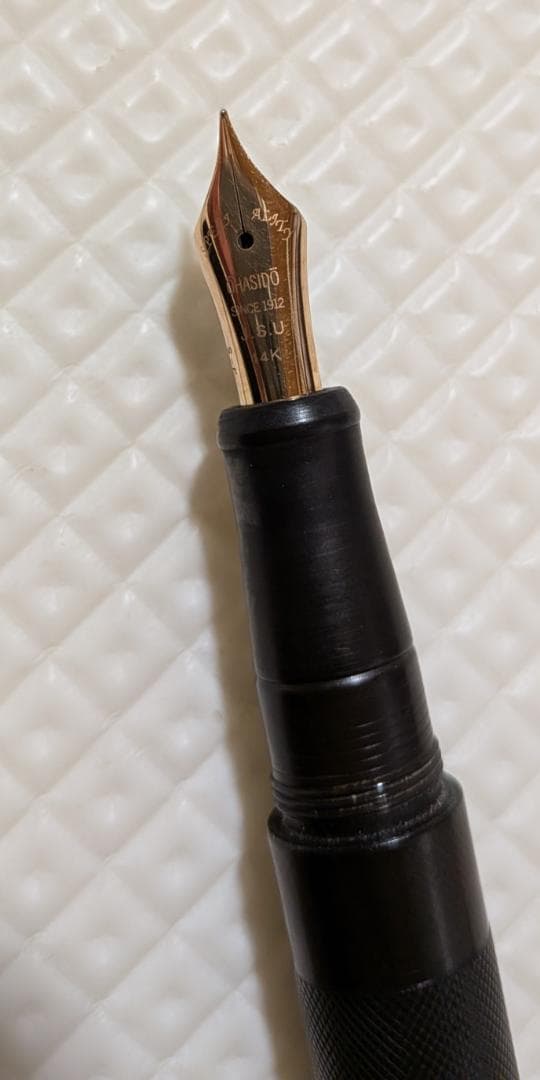 仙台大橋堂 手作り万年筆 エボナイト製(F)