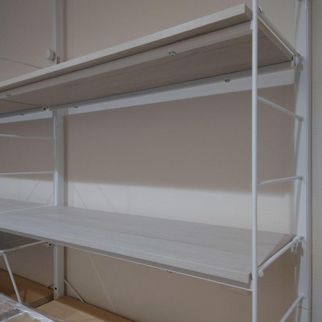 ニトリ Nポルダ 幅160cmセット 【幅80+80/棚板5枚他】