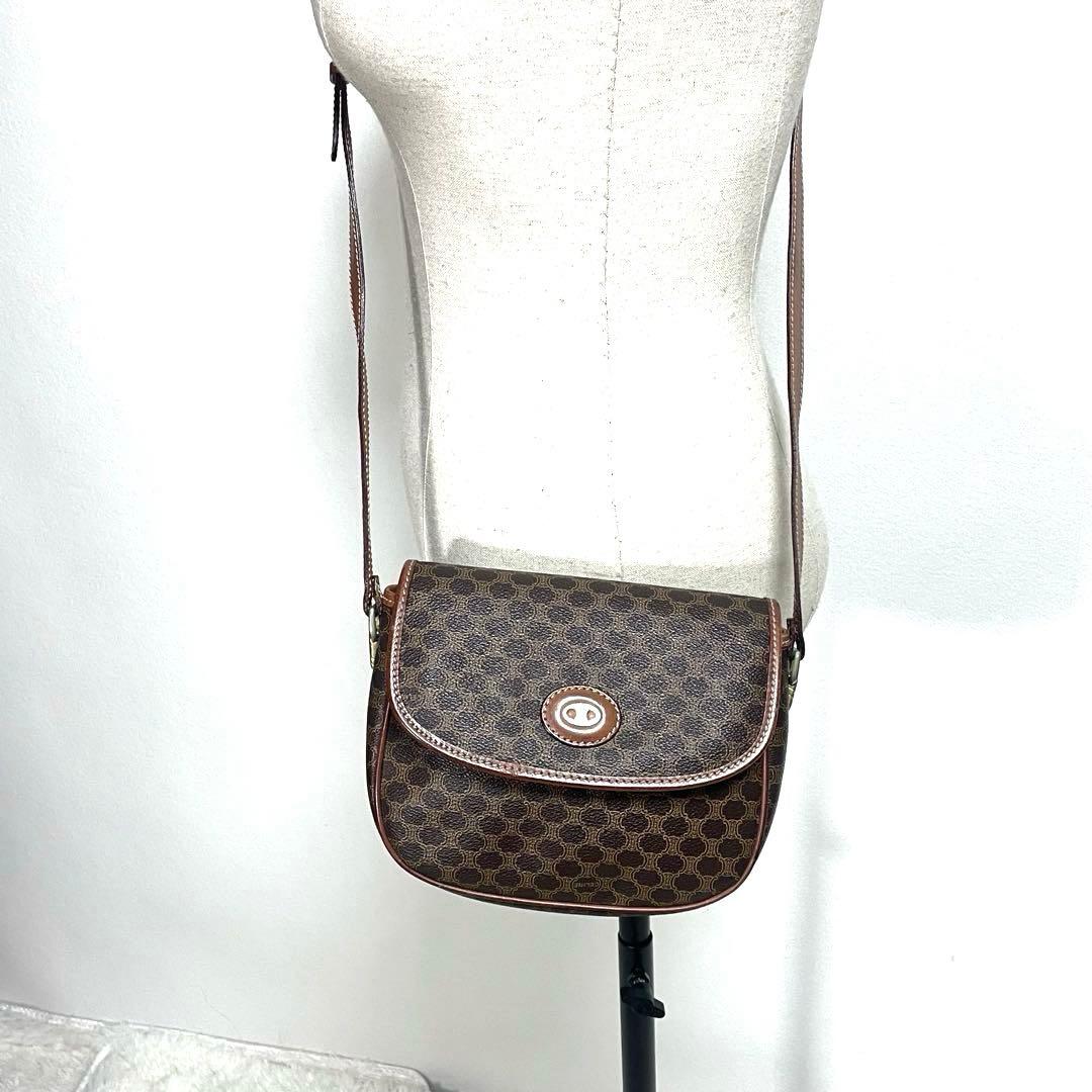 CELINE ションダーバッグ　オールドセリーヌ　マカダム　ヴィンテージ