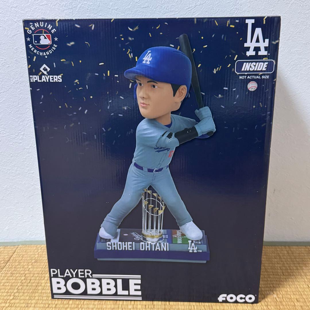 ドジャース 大谷翔平 特大 ボブルヘッド ワールドチャンピオン 世界50個限定
