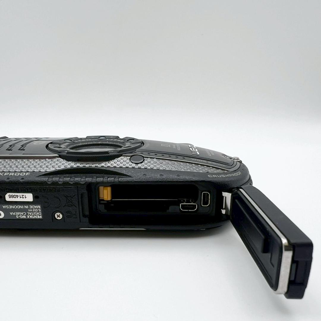 【完動品】PENTAX WG-3 コンデジ ブラック 動作確認済