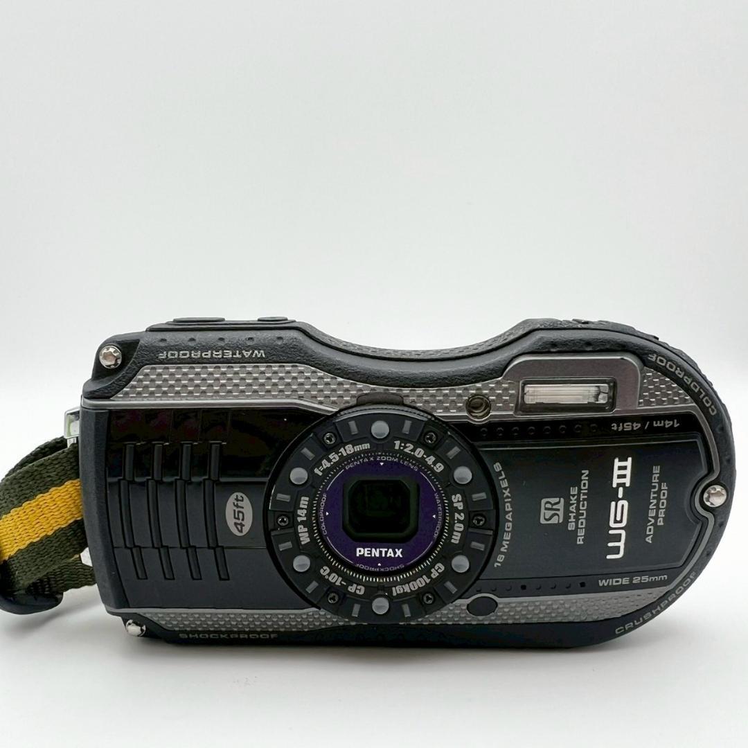 【完動品】PENTAX WG-3 コンデジ ブラック 動作確認済