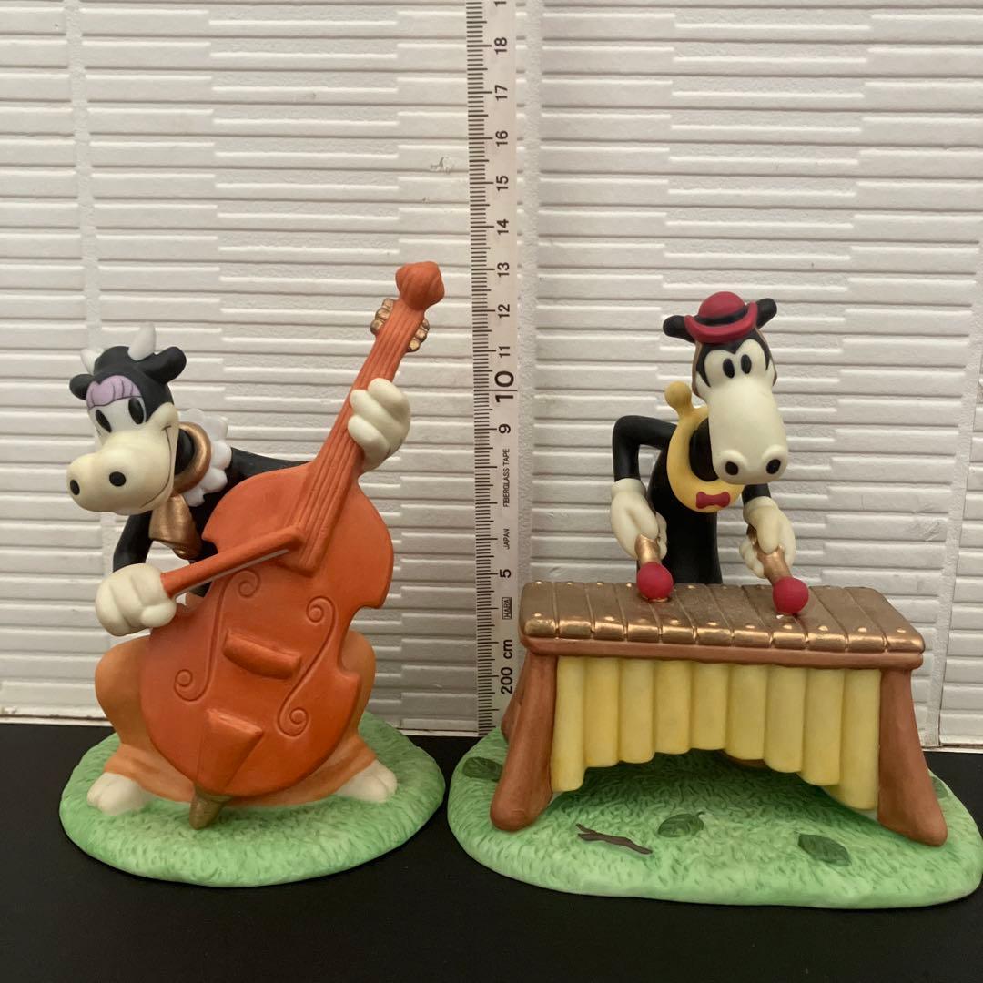 ディズニー　陶器置物　フィギュアリンワールド　オーケストラ　音楽隊