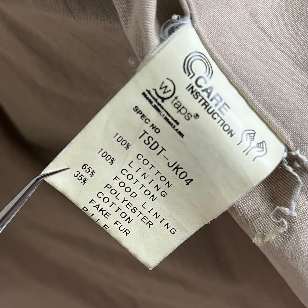 751 ダブルタップス初期M-51袖リブ付フェイクファー縁フードミリタリー仕様