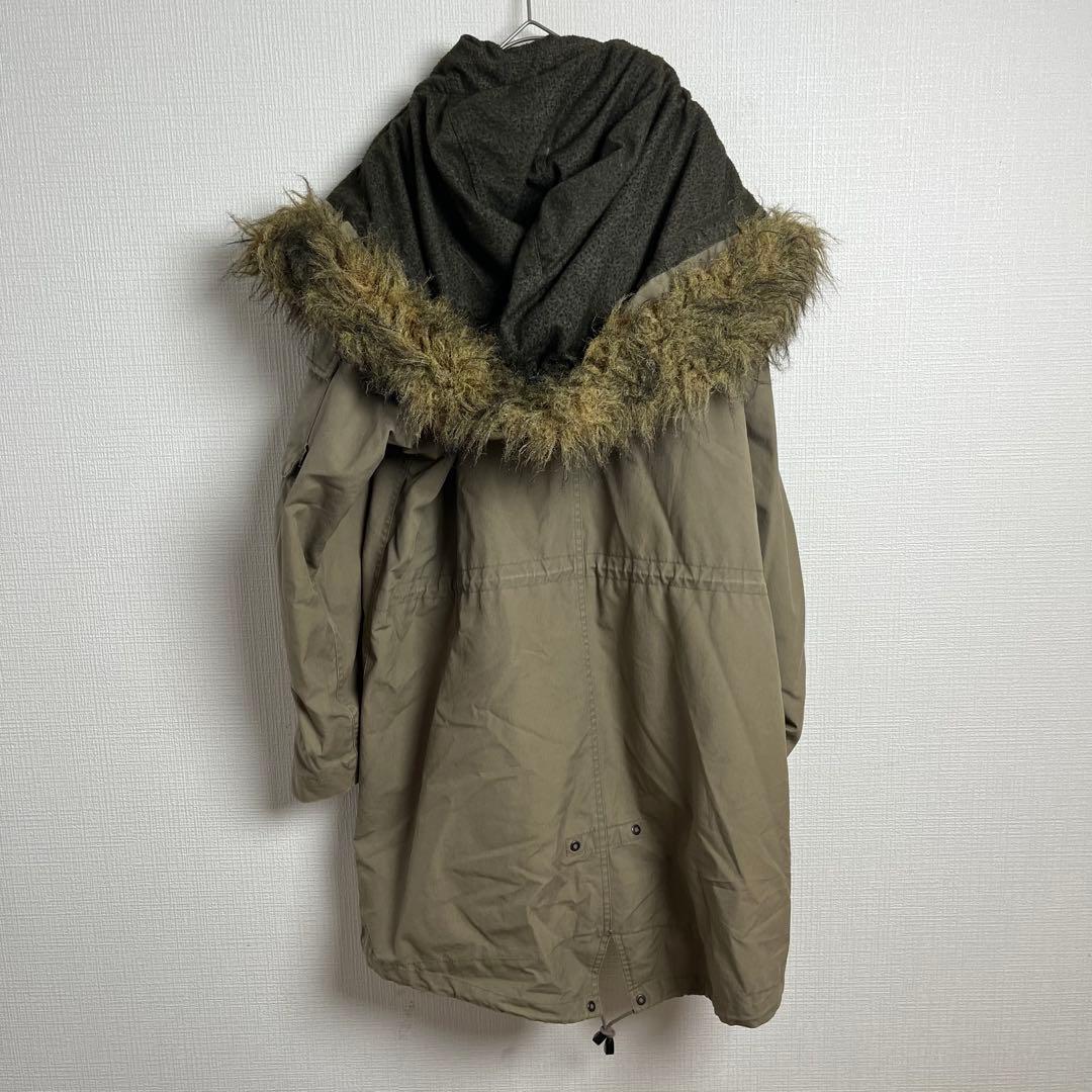 751 ダブルタップス初期M-51袖リブ付フェイクファー縁フードミリタリー仕様