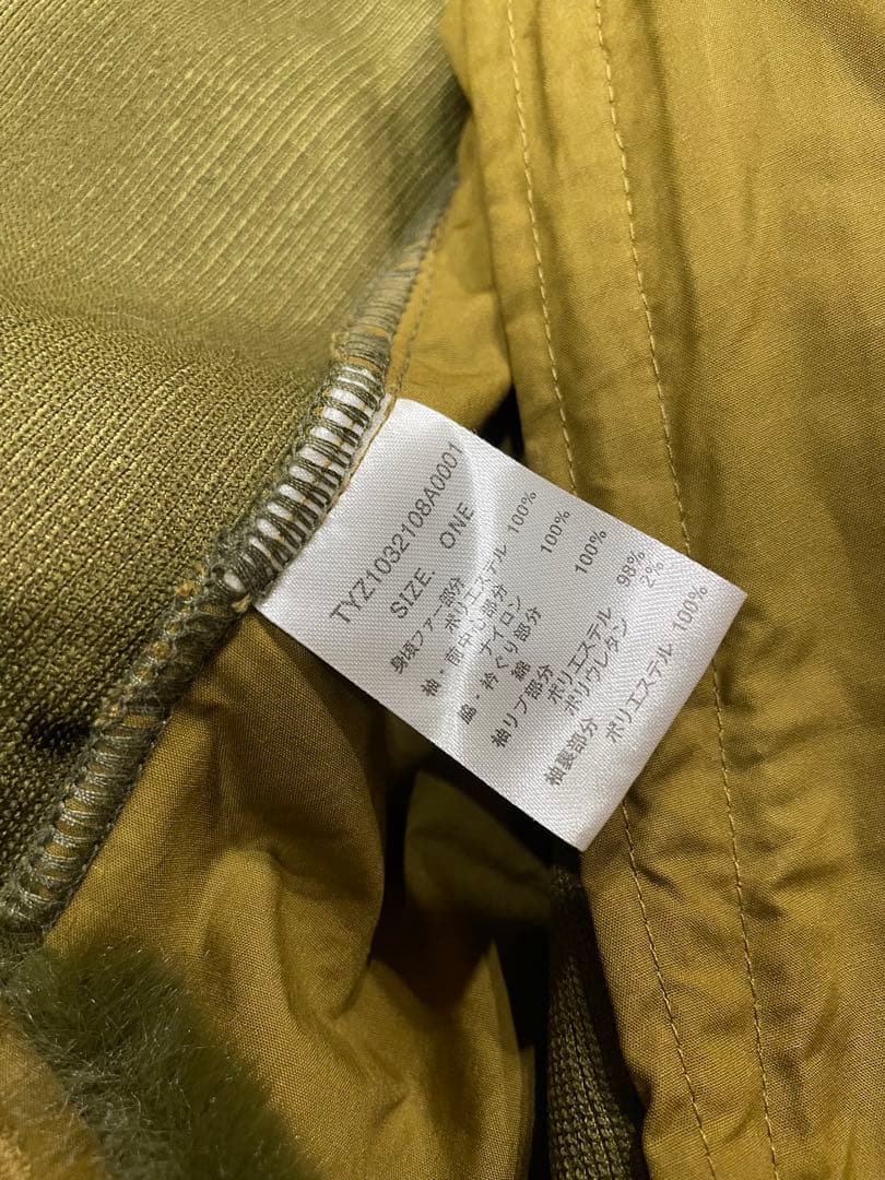 オリーブグリーン モッズコート