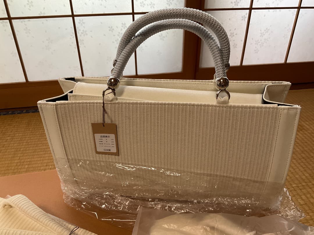 和装用バッグと草履セット ホワイト