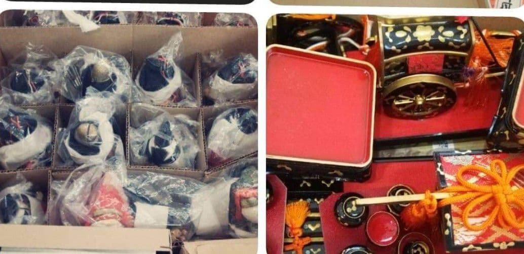 昭和40年代 アンティーク 希少雛人形 (オルゴール、ライト付き)