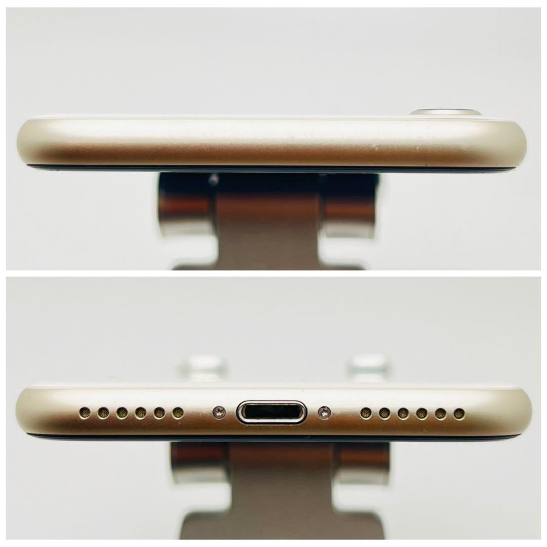 B 100% iPhone SE3 64 GB SIMフリー ホワイト 本体