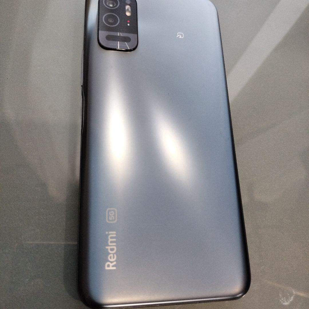 Redmi Note 10 グレー MIUI 14 画面ひびあり