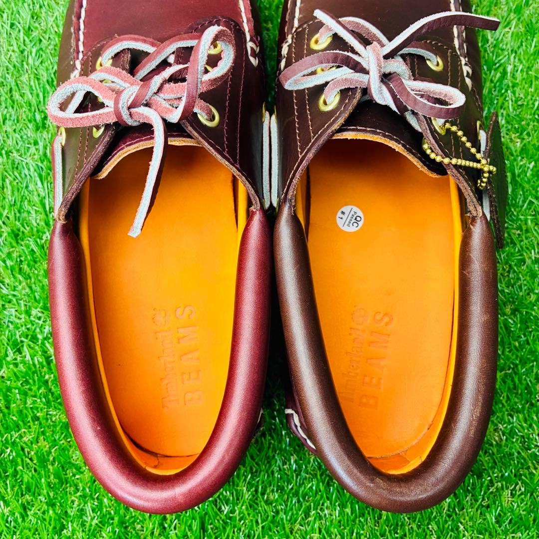 【箱付き・着用1回】ティンバーランド ビームス 3eye 本革 厚底 27