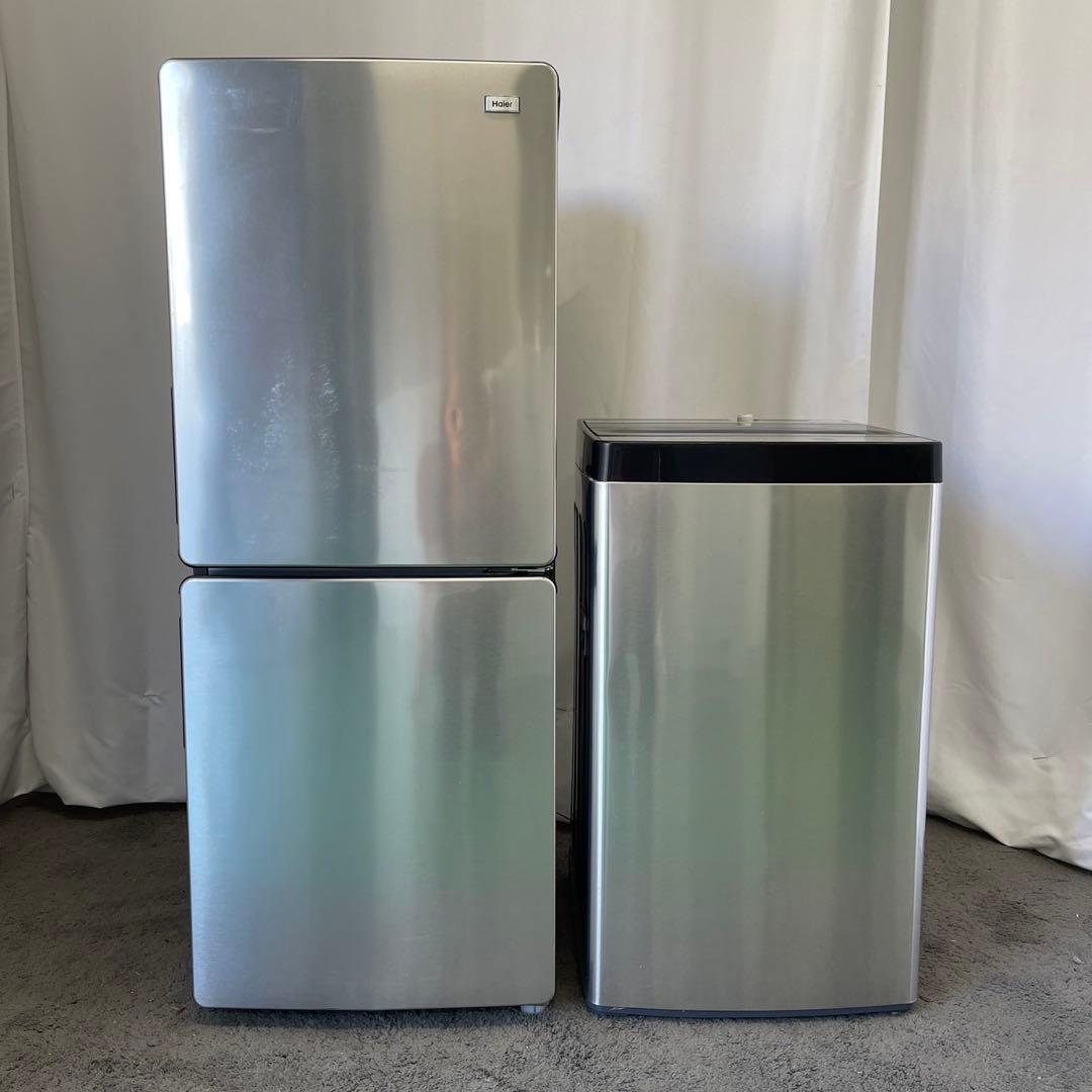 154　設置無料　家電セット　人気　冷蔵庫　洗濯機　小型　一人暮らし　シルバー