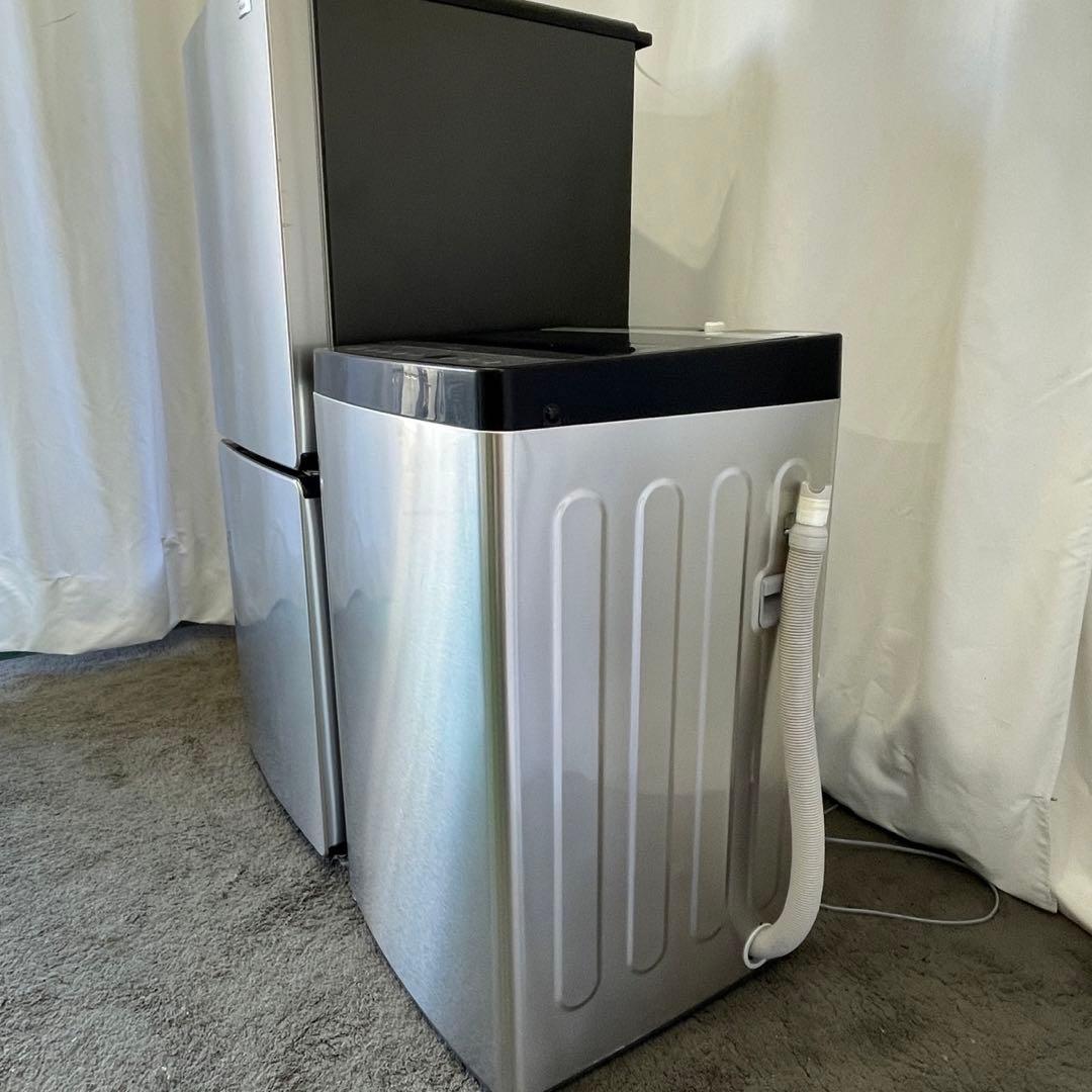 154　設置無料　家電セット　人気　冷蔵庫　洗濯機　小型　一人暮らし　シルバー