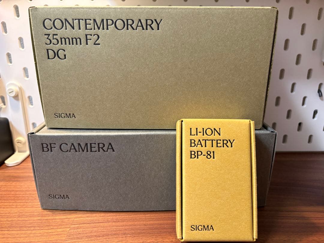 【週末限定特価】SIGMA BF 35mm F2 DG シルバー セット